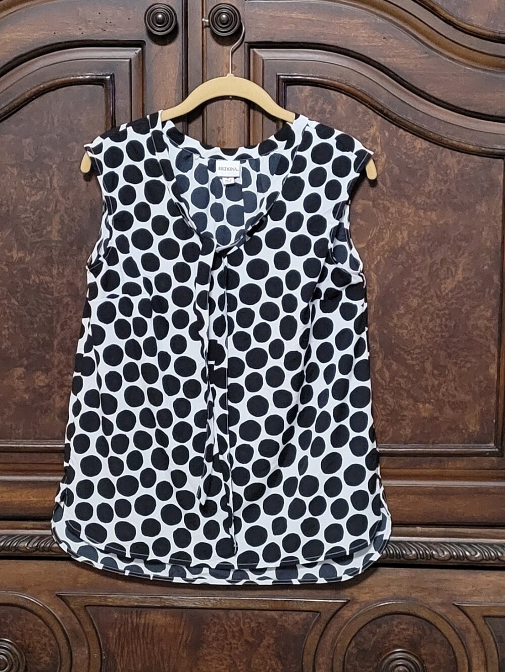 Merona Black & White Polka Dot Sleeveless Camisole